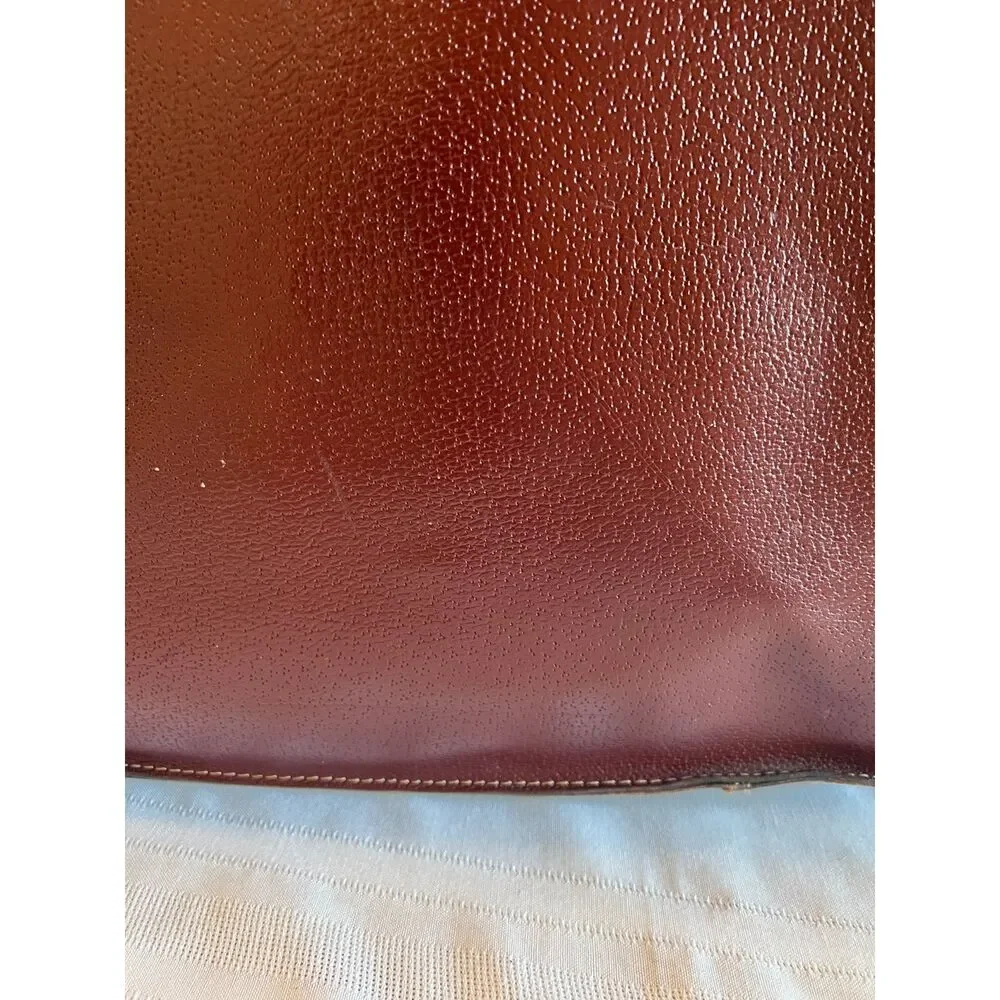 Tivoli Corp Large Universal Leather Vtg Crossbody Briefcase/Messenger/Laptop Bag